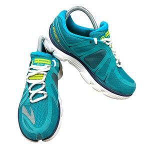 Brooks PureFlow 2 Running Shoes Womens 7.5 Teal Athletic Sneakers 1201311B419
